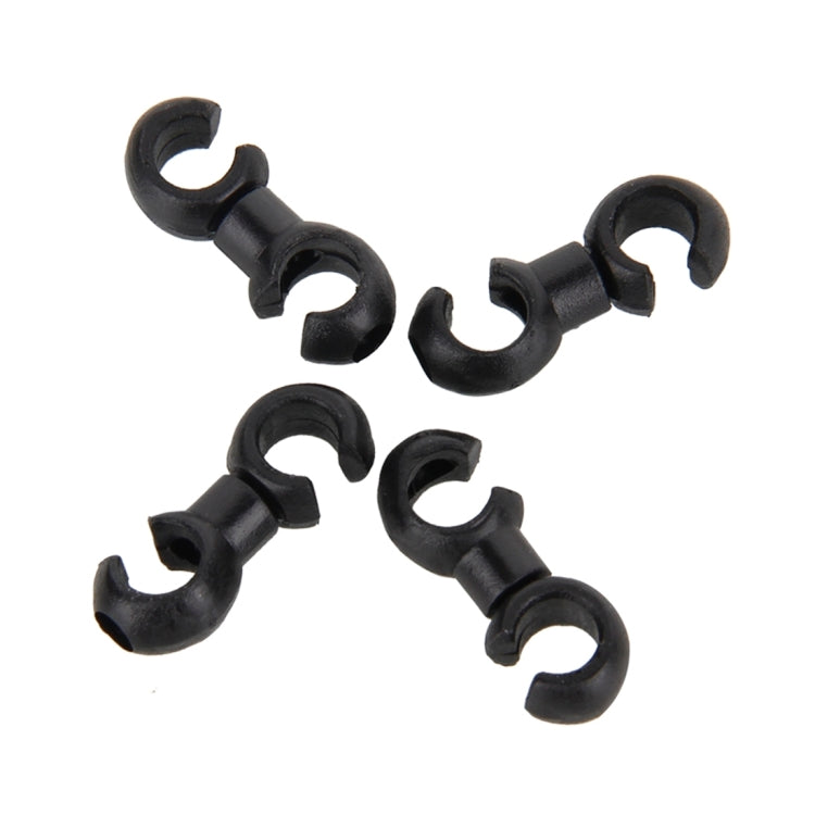 4 PCS S-shaped Bike Cable Organizing Buckles