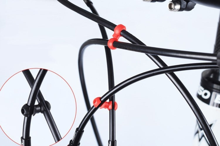 4 PCS S-shaped Bike Cable Organizing Buckles