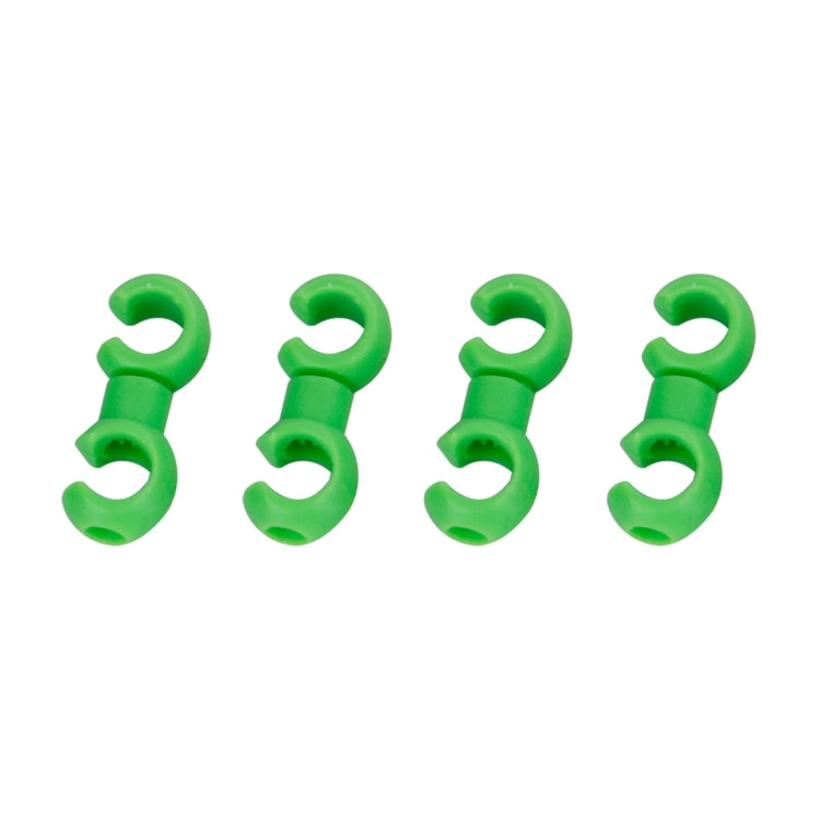 4 PCS S-shaped Bike Cable Organizing Buckles
