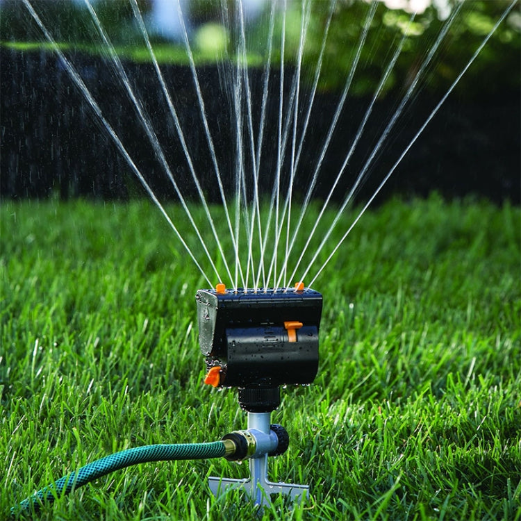 2 PCS Garden Water Sprinklers Lawn Irrigation Automatic Swing Nozzle