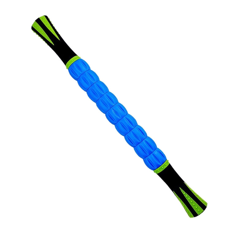 Yoga Health Care Nine Rollers Neck Leg Hand 3D Muscle Massage Stick, Random Color Delivery