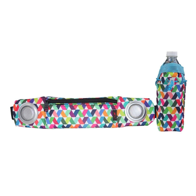 Playking 1357 Multi-functional Unisex Running Outdoor Sports Water Bottle Waist Bag with Speakers