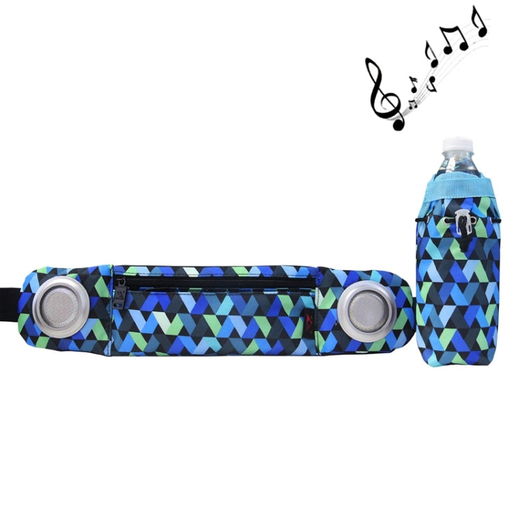 Playking 1357 Multi-functional Unisex Running Outdoor Sports Water Bottle Waist Bag with Speakers