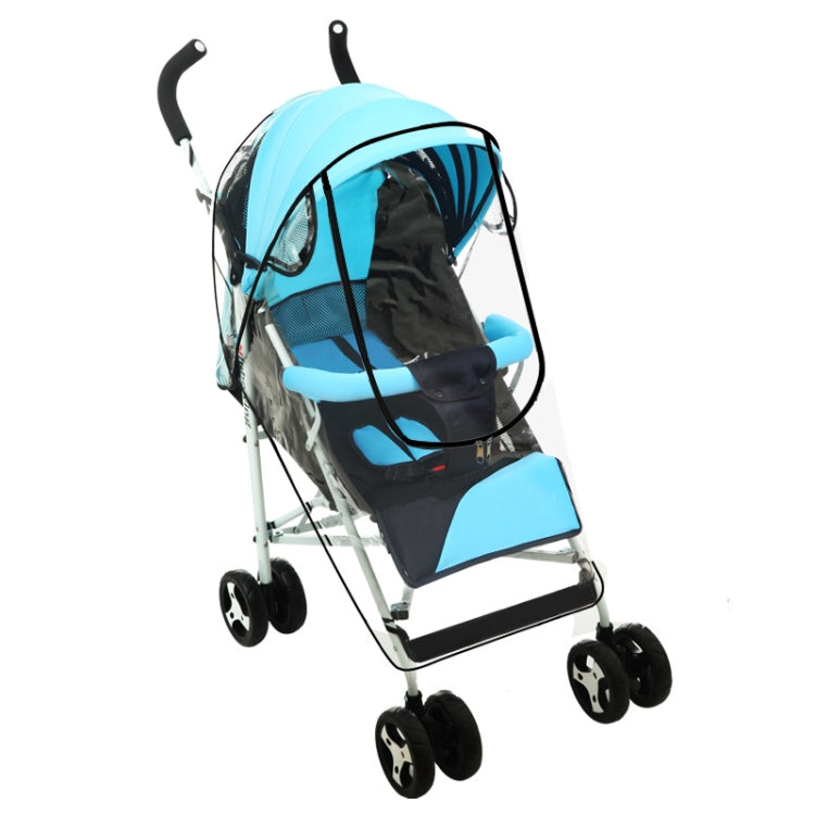Adjustable Transparent Cover For Golf Carts, Baby Strollers And Wheelchairs To Provide Protection From Rain, Wind, and Mist, even mosquito(Transparent food grade small size u mode)