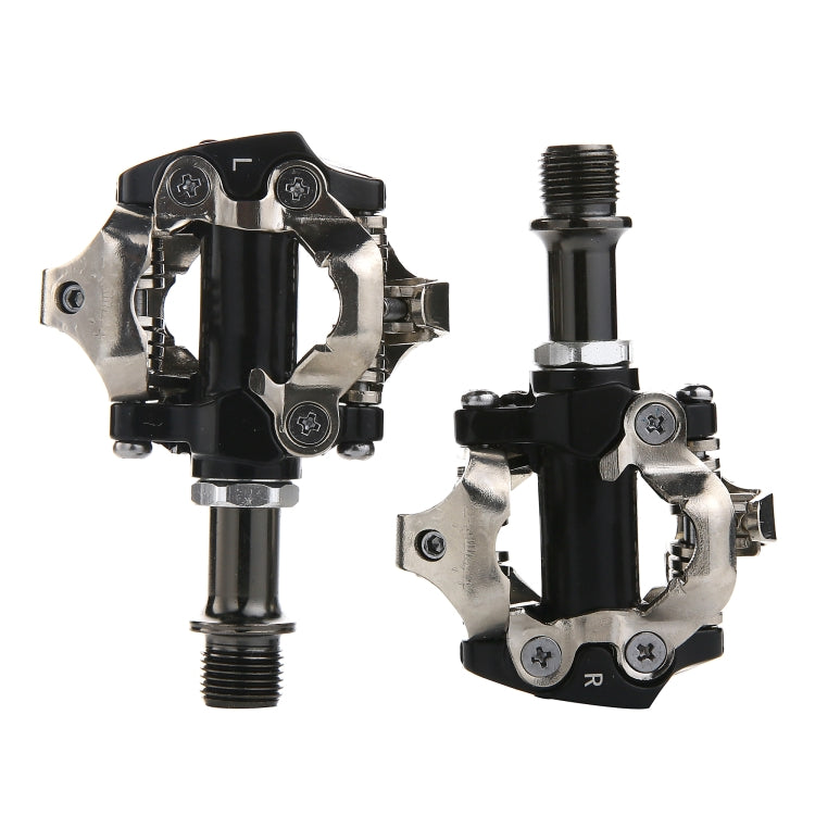 1 Pair M101 CR-MO + Aluminum Road Bike Pedals (Black)