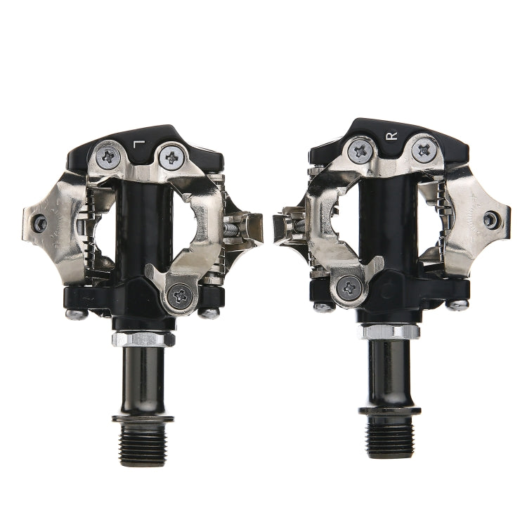 1 Pair M101 CR-MO + Aluminum Road Bike Pedals (Black)