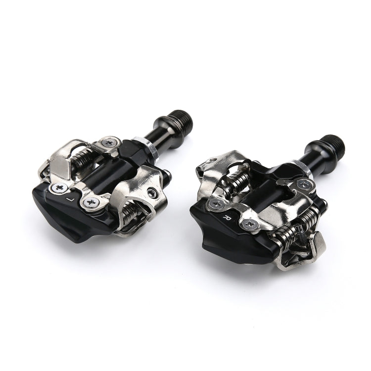 1 Pair M101 CR-MO + Aluminum Road Bike Pedals (Black)