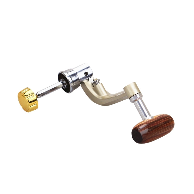 Semi-metal Handle Fishing Reel Wood Arm Rocker for Fishing Reel