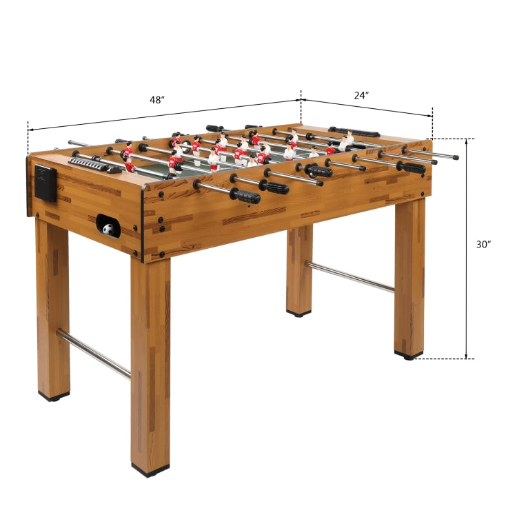 [US Warehouse] Pexmor 48 inch Football Table with Plastic Cup Holder