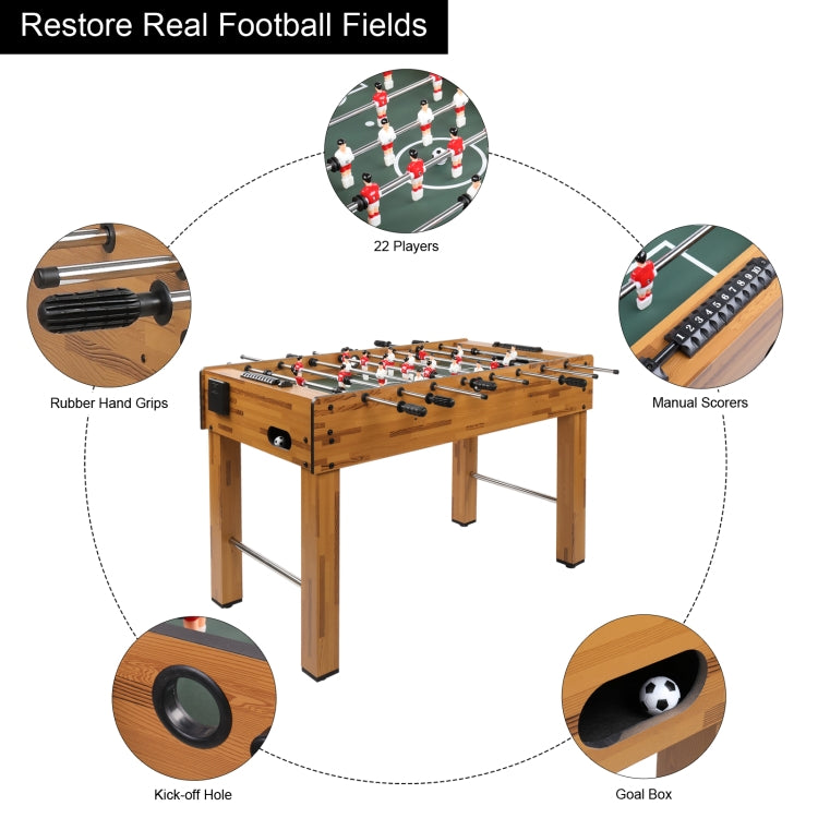 [US Warehouse] Pexmor 48 inch Football Table with Plastic Cup Holder