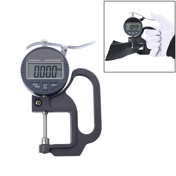 0-25mm Range Digital Display Micrometer Thickness Gauge