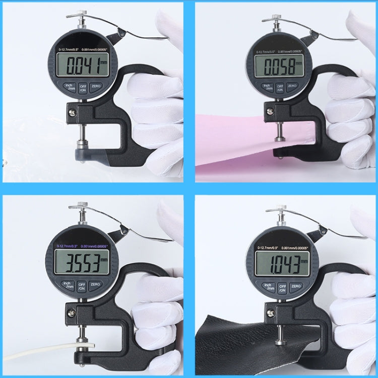 0-25mm Range 30mm Probe Digital Display Percentage Thickness Gauge