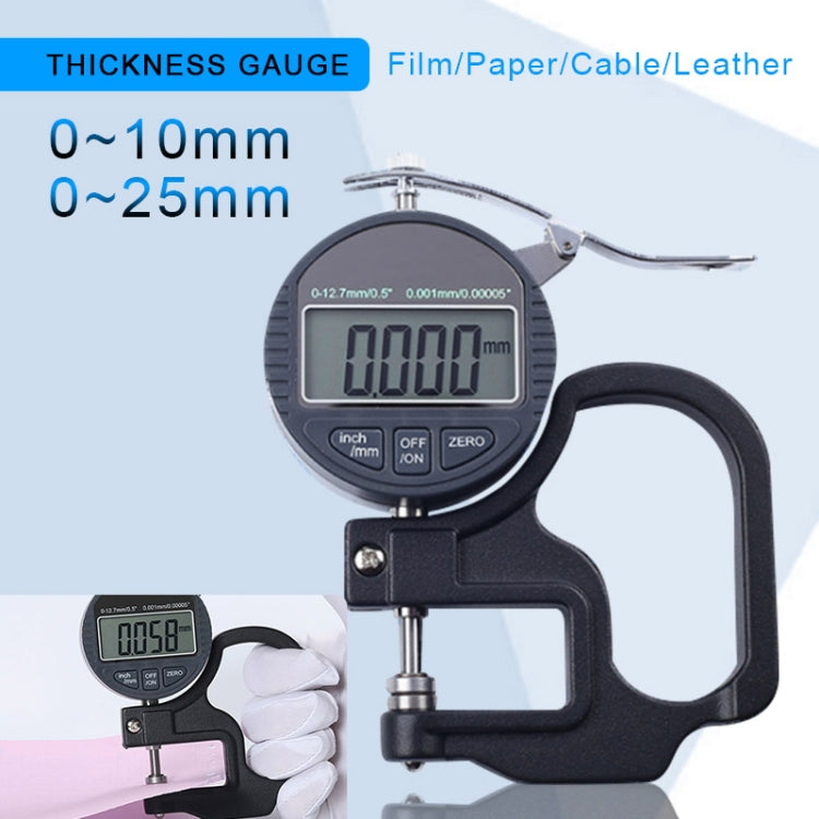 0-25mm Range 30mm Probe Digital Display Percentage Thickness Gauge