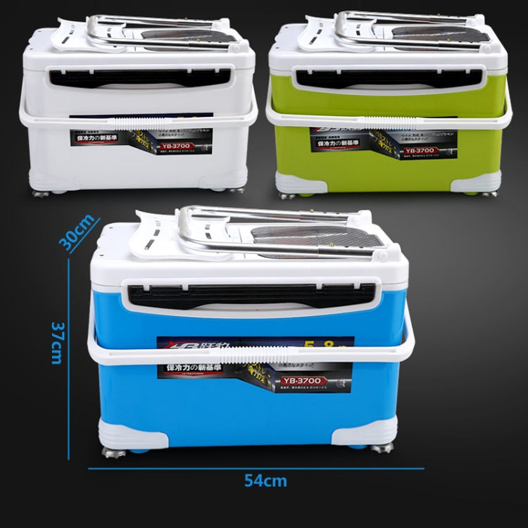 Multifunction Fishing Box Chair with Bait Tray & Umbrella Stand & Fishing Rod Stand Fishing Kit