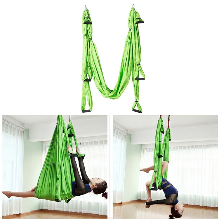 6 Handles Bodybuilding Handstand Inelasticity Aerial Yoga Hammock