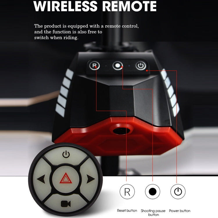 BW-189 Bicycle Multi-functional HD Video Recorder, Link with iOS / Android