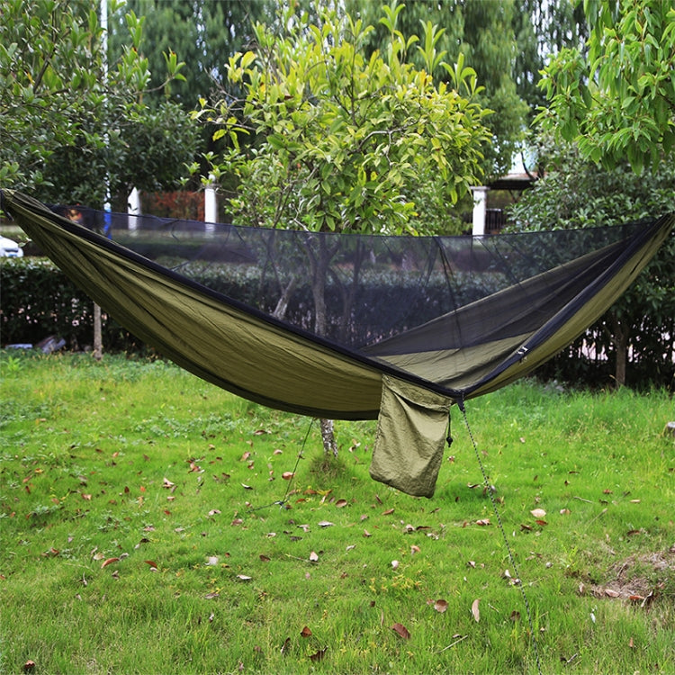 Portable Outdoor Parachute Hammock with Mosquito Nets