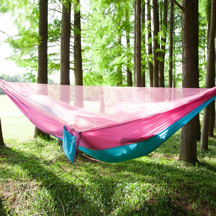 Portable Outdoor Parachute Hammock with Mosquito Nets