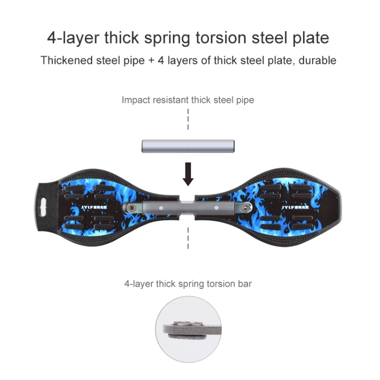 Fashion Two-wheeled Skateboard Luminous Flash Wheel Vitality Board