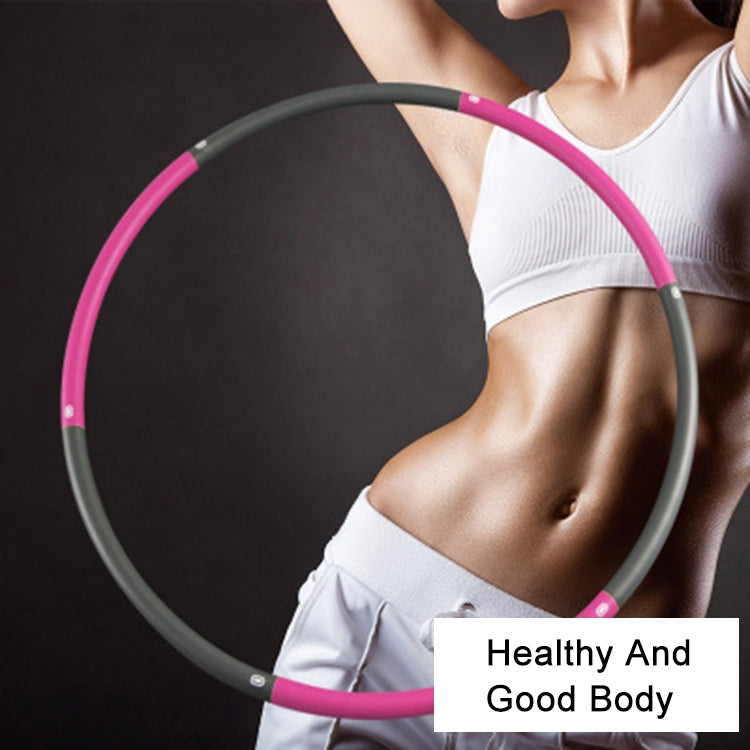 0.7kg 6-Section Fitness Removable Sponge Foam Fitness Circle for Adult