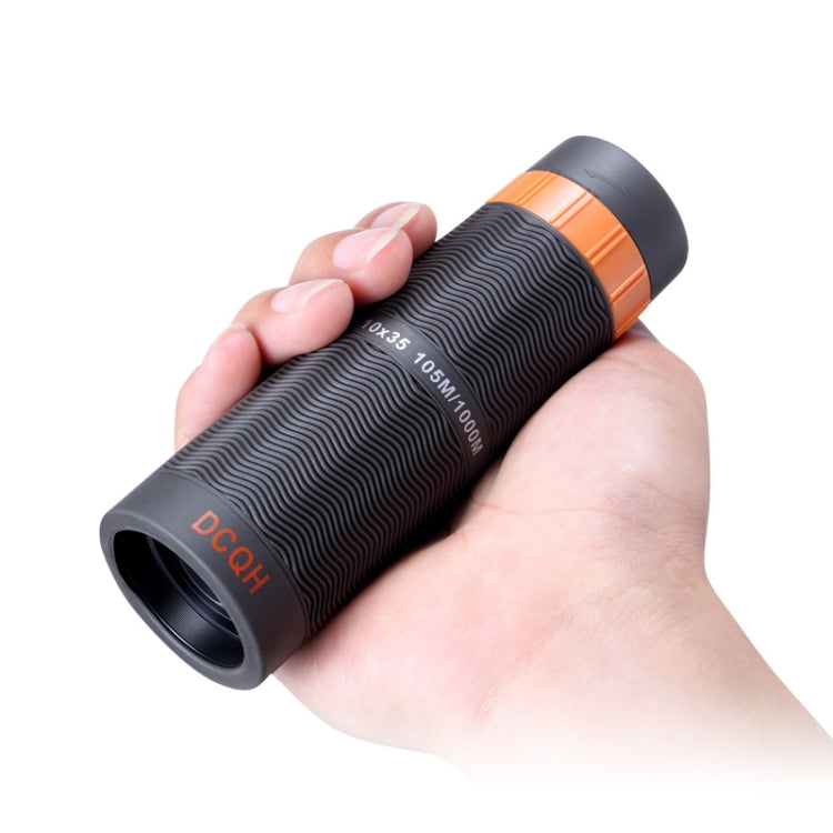 DCQH DW118 HD 10X 35mm Monocular Telescope, Waterproof Damp-proof Anti-fog Lens, Glimmer Night Vision