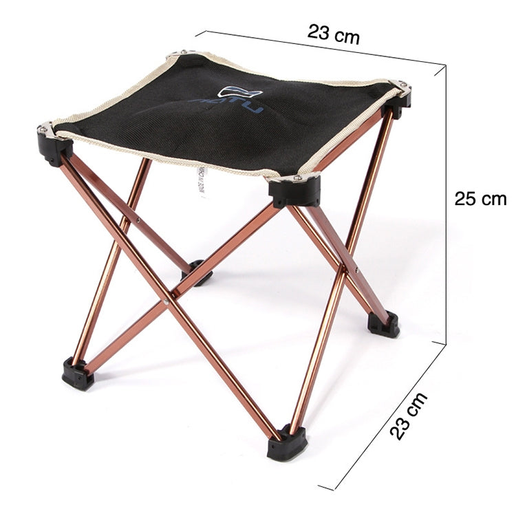 Aotu AT6727 Outdoor Camping Fishing Stool Portable Triangle Folding Chair, Size: 23x23x25cm
