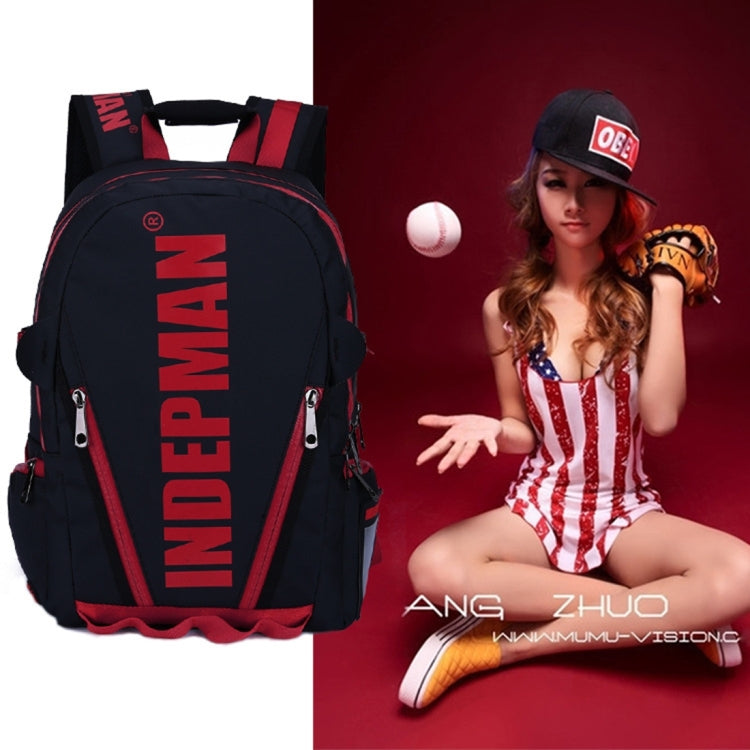 INDEPMAN DL-B029 Fashion Student Schoolbag 13.5 inch Nylon Laptop Notebook Computer Bag Backpack Shoulders Bag Outdoors Travelling Bag with Adjustable Shoulder Strap & Professional Lock Catch for Men and Women, Size: 45 x 30 x 12 cm(Yellow)