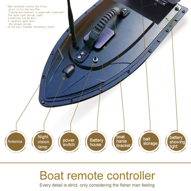 D06 Intelligent Remote Control Double Warehouse Nest Ship(Black)