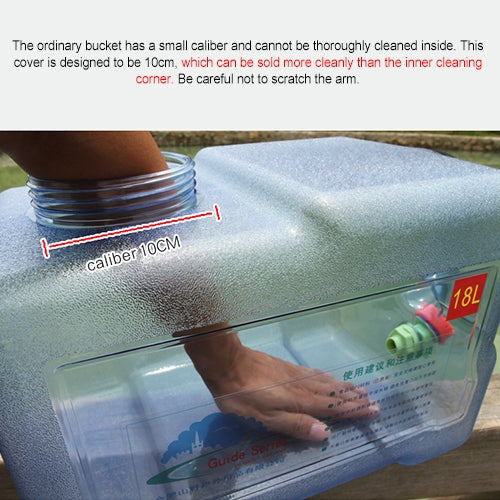 Food Grade PC Drinking Water Storage Bucket Outdoor Camping Accessories, Capacity: 5L
