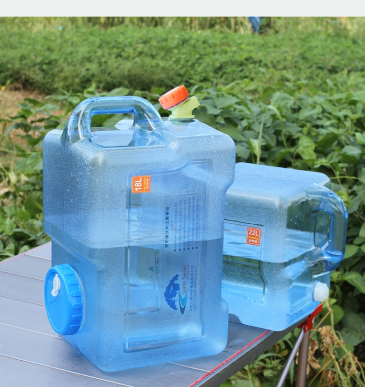 Food Grade PC Drinking Water Storage Bucket Outdoor Camping Accessories, Capacity: 5L