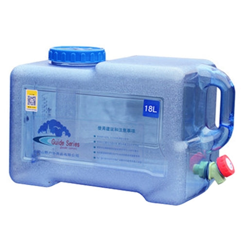 Food Grade PC Drinking Water Storage Bucket Outdoor Camping Accessories, Capacity: 18L
