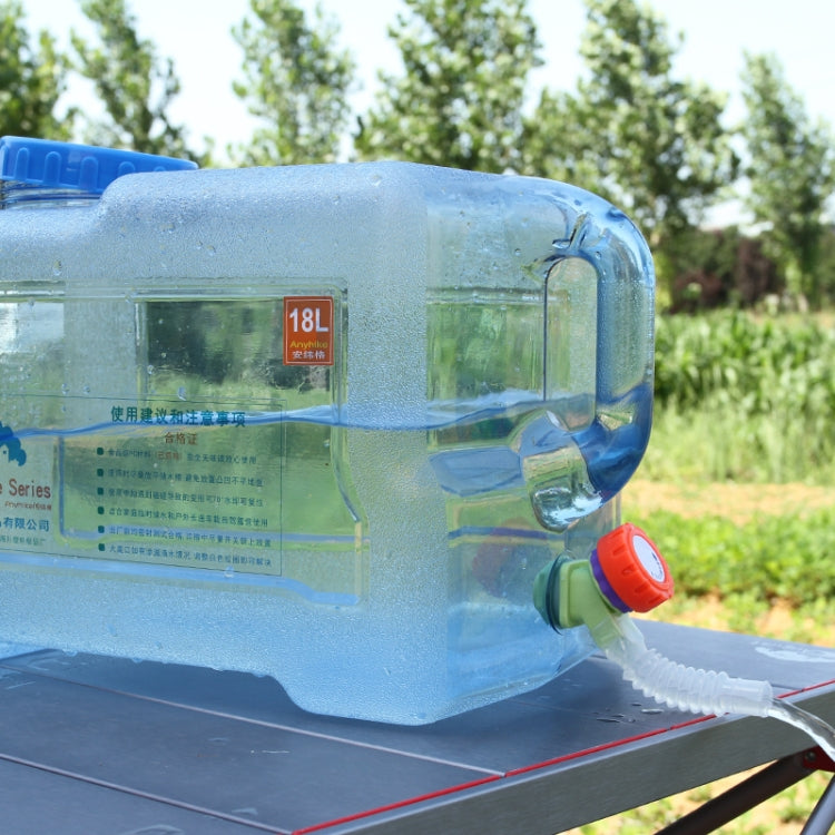 Food Grade PC Drinking Water Storage Bucket Outdoor Camping Accessories, Capacity: 18L