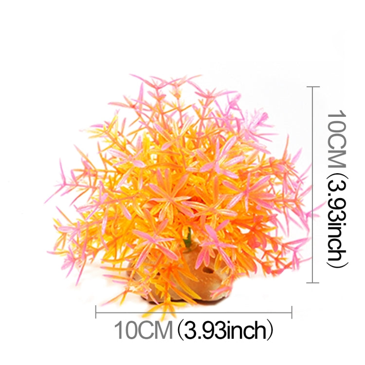 Aquarium Ornament Aquatic Simulation Plant Fish Tank Decoration Artificial Water Grass, Size: 9.0 x 11.0cm
