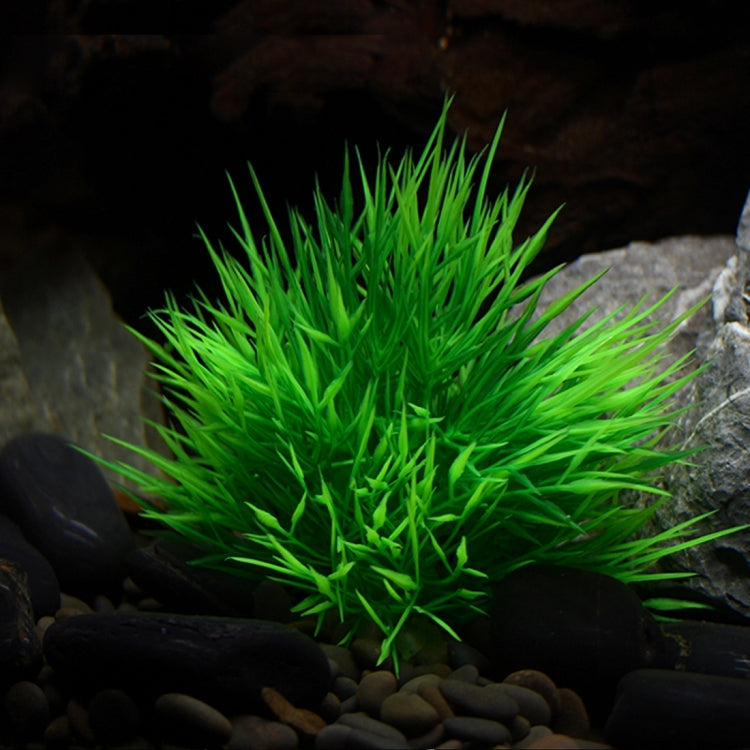 Aquarium Ornament Aquatic Simulation Plant Fish Tank Decoration Artificial Water Grass, Size: 10.0x10.0cm