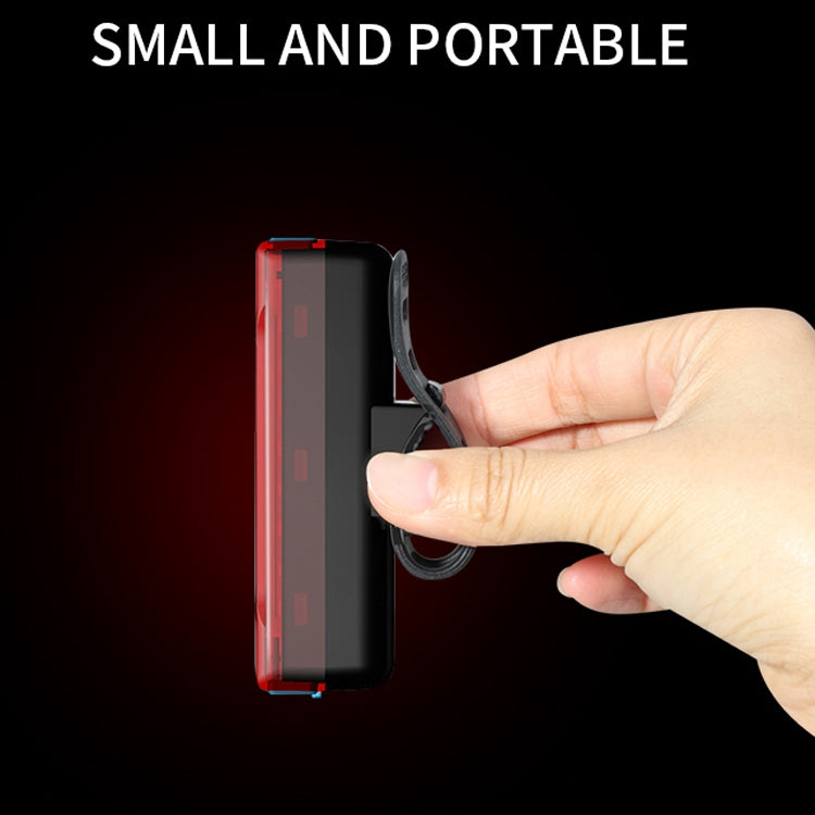 A02 Bicycle Taillight Bicycle Riding Motorcycle Electric Car LED Mountain Bike USB Charging Safety Warning Light (100 Hours, Color Box)