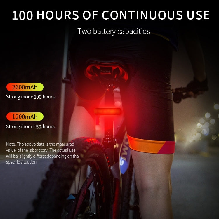 A02 Bicycle Taillight Bicycle Riding Motorcycle Electric Car LED Mountain Bike USB Charging Safety Warning Light (6 Hours, Color Box)