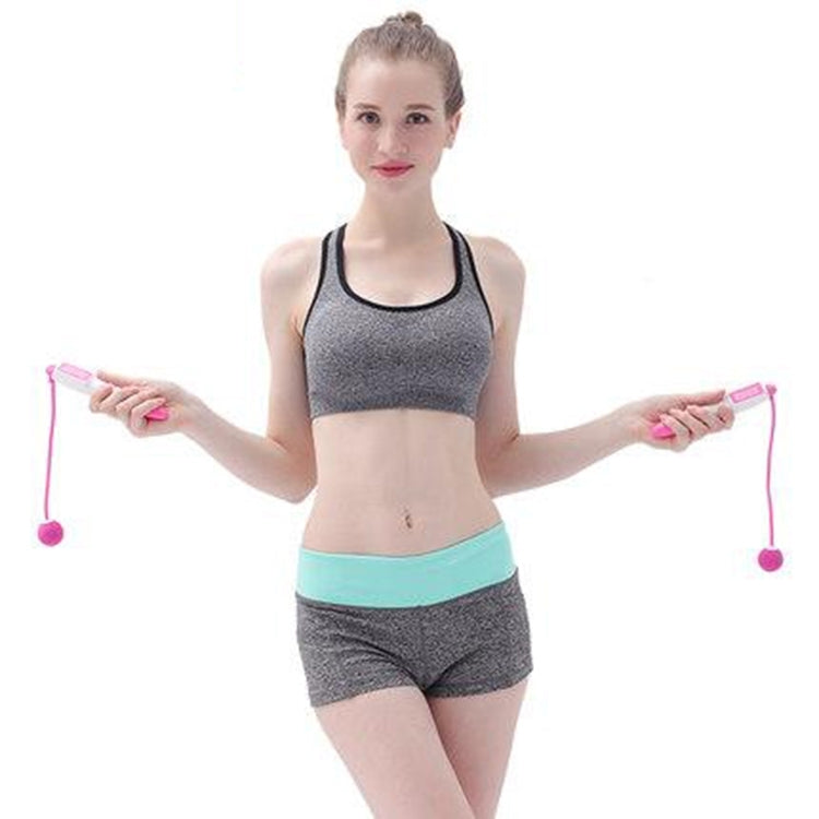 Professional Magnetron Counting Jump Rope Sport Ball Counter Skipping with LED Blue Backlit Display