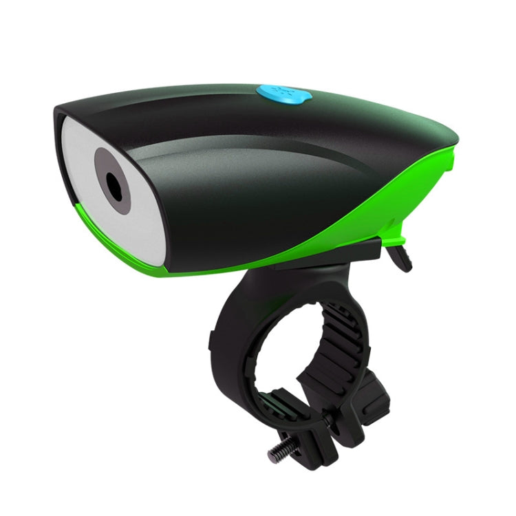 USB Charging Bike LED Riding Light, Charging 3 Hours with Horn