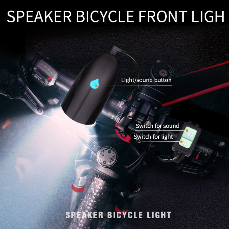 USB Charging Bike LED Riding Light, Charging 3 Hours with Horn & Line Control