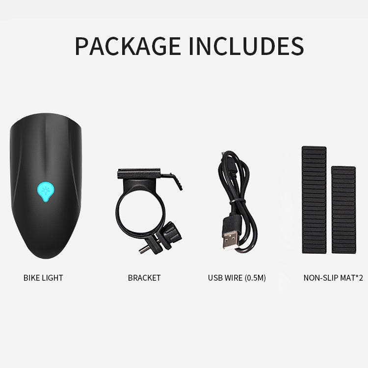 USB Charging Bike LED Riding Light ,Charging 3 Hours(Blue)