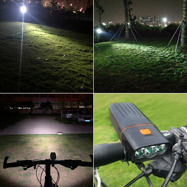 TK3 USB Charging Bicycle Light LED Flashlight (5 Hours, T6 Lamp Beads)