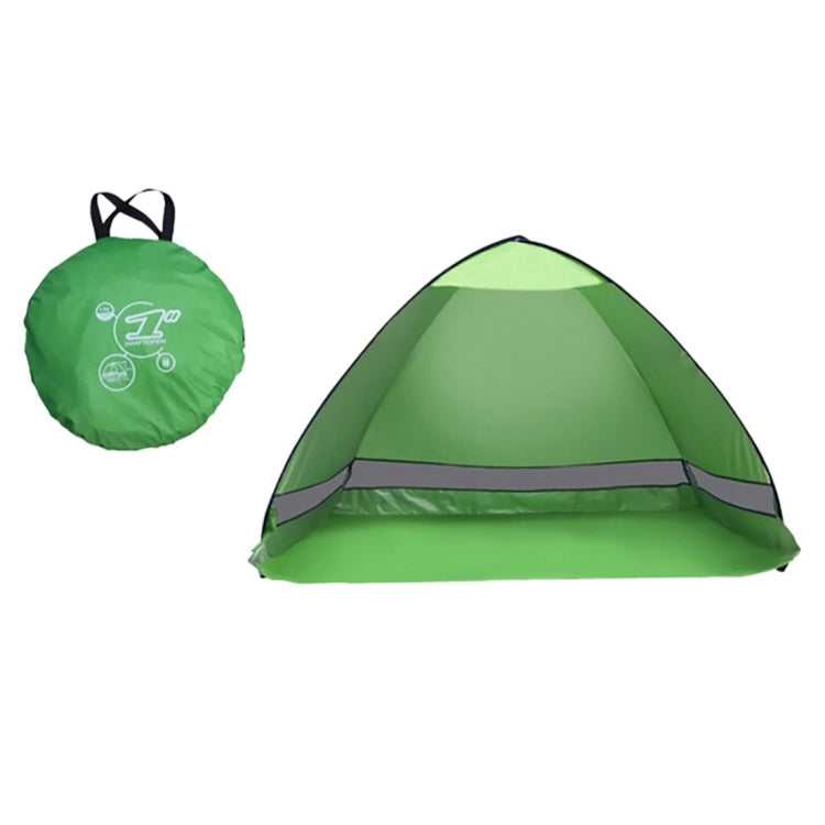 Foldable Free to Build Automatic Quick Speed Open Outdoor Camping Beach Tent with Carrying Bag for 2 Adult or 3 Children Use, Size: 2x1.2x1.3m