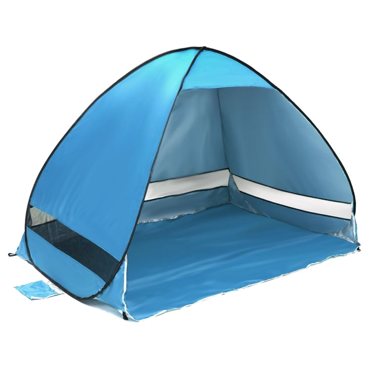 Foldable Free to Build Automatic Quick Speed Open Outdoor Camping Beach Tent with Carrying Bag for 2 Adult or 3 Children Use, Size: 2x1.2x1.3m