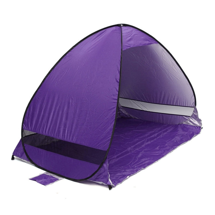 Foldable Free to Build Automatic Quick Speed Open Outdoor Camping Beach Tent with Carrying Bag for 2 Adult or 3 Children Use, Size: 2x1.2x1.3m