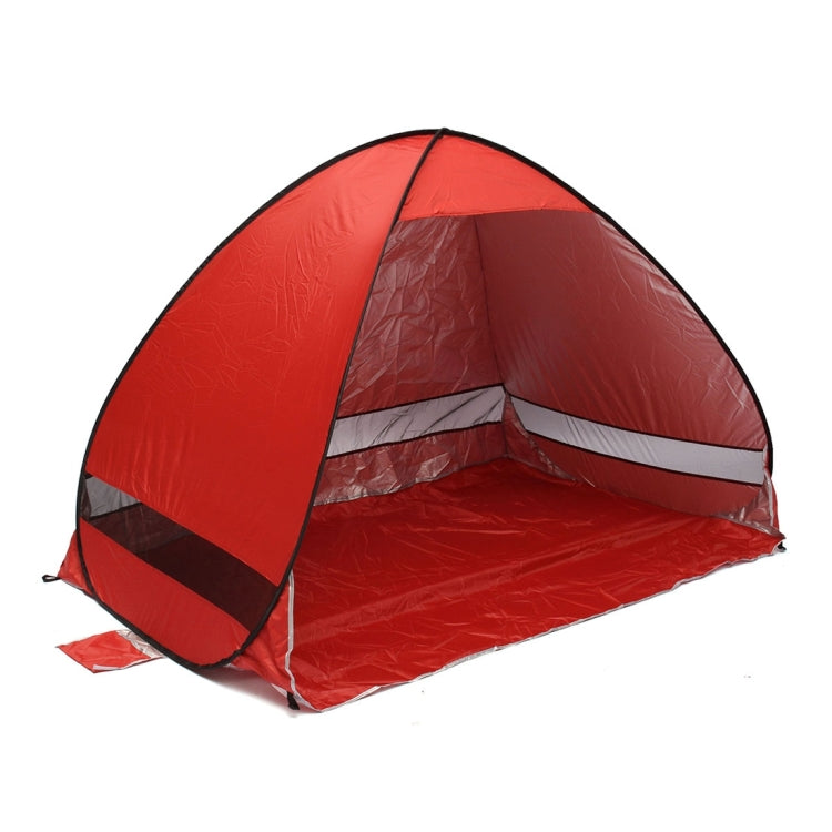 Foldable Free to Build Automatic Quick Speed Open Outdoor Camping Beach Tent with Carrying Bag for 2 Adult or 3 Children Use, Size: 2x1.2x1.3m