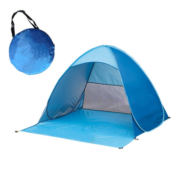 Foldable Free to Build Automatic Quick Speed Open Outdoor Camping Beach Tent with Carrying Bag for 2 Adult or 3 Children Use, Size: 1.65x1.5x1.1m