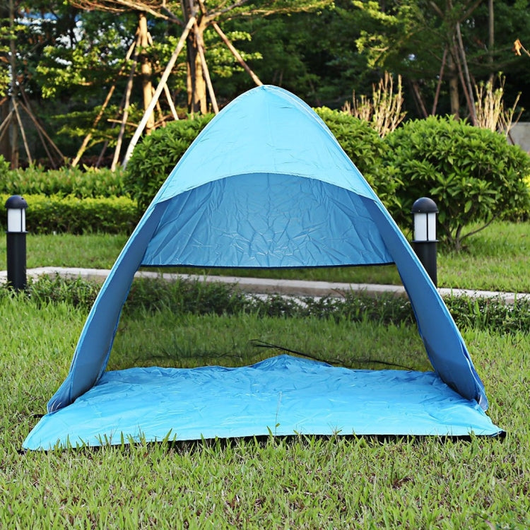 Foldable Free to Build Automatic Quick Speed Open Outdoor Camping Beach Tent with Carrying Bag for 2 Adult or 3 Children Use, Size: 1.65x1.5x1.1m