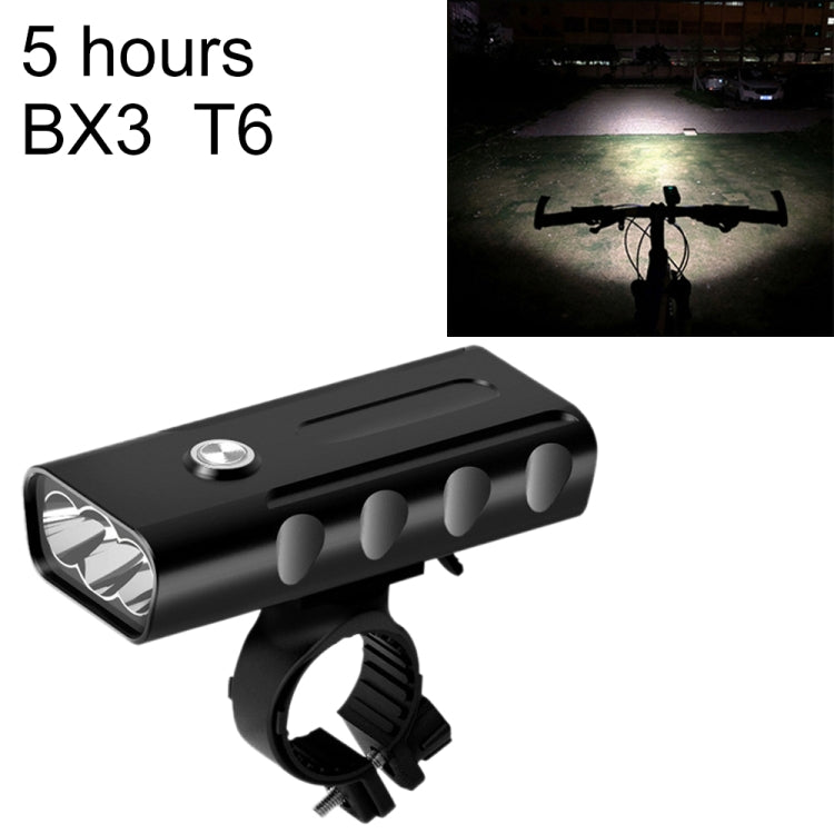 BX3 USB Charging Bicycle Light Front Handlebar Led Light (5 Hours, T6 Lamp Beads)