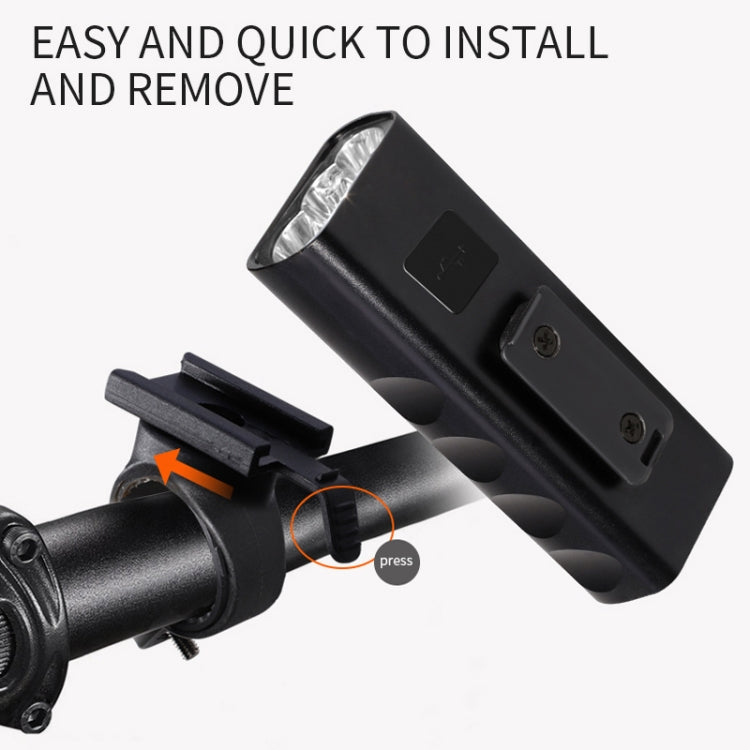 BX3 USB Charging Bicycle Light Front Handlebar Led Light (10 Hours, L2+A02 Lamp)
