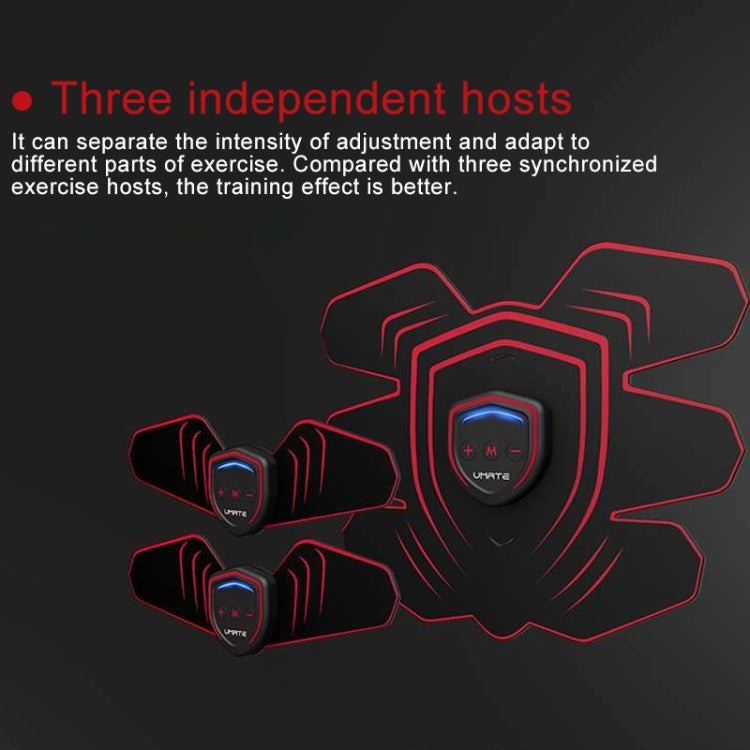 UMATE X3 Rechargeable Intelligent Shaping System EMS Body Toning Elecrode Kit Muscle Stimulator Home Fitness Training Gear